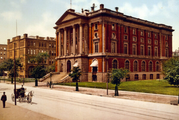 Old building at either Harvard or MIT.